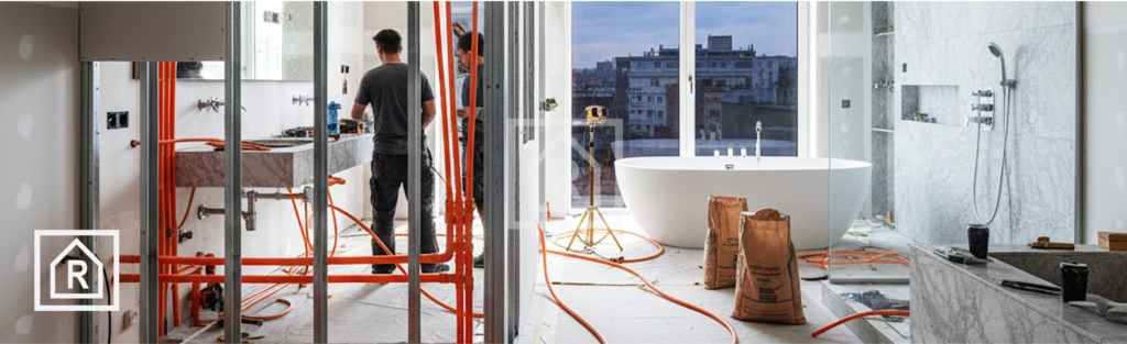 Reformas de baños en Valencia con diseño moderno y acabados profesionales