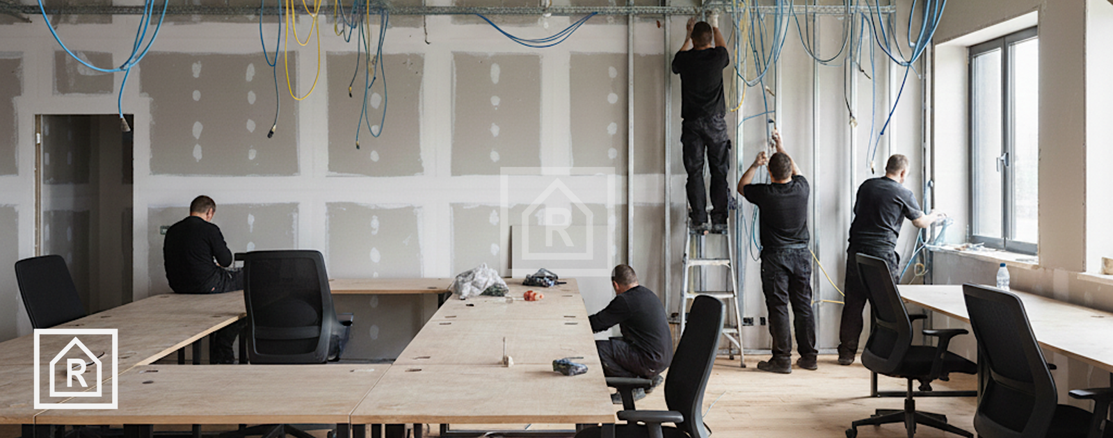 Reformas para empresas en oficinas, locales y naves con ejecución profesional y acabados de calidad